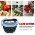 thumbnail image 5 of Salad Spinner Large, Lettuce Washer With Ergonomic Design And Effortless Handle For Quick Greens Drying, Multi-Use Tool For Kitchens (Non-Toxic, Safe Food-Grade Material), 5 of 5