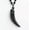 black obsidian, variant on Natural Black Golden Obsidian Crystal Wolf Tooth Necklace Pendant with Chain-black obsidian
