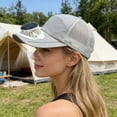 thumbnail image 4 of Gorra de béisbol solar para hombres y mujeres, recargable por USB, de 3 velocidades, pantalla LED y ventilación de malla para trabajo al aire libre y protección solar, 4 of 6