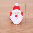 thumbnail image 2 of NETSENG 8pcs Christmas Napkin Rings Napkin Holders Christmas Party Banquet Dinner Table Decor, 2 of 6