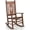 Brown, variant on LYYHTY Modern Wooden Rocking Chair, Indoor & Outdoor High Back Rocker - 300lb Capacity, Matte Finish, for Kids & Adults,Gray