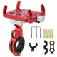 thumbnail image 1 of GUB G‑89 Mobile Phone Holder Camera Navigation Bracket for Bike Bicycle Electric MotorcycleRed, 1 of 4