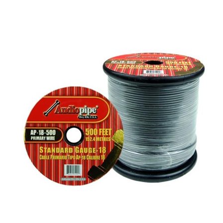Audiopipe Primary Wire 18-Gauge 500 Foot Spool - Green - Walmart.com