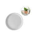 thumbnail image 5 of Famyfamy 6Pcs Plant Saucers Durable Plant saucers Drip Trays, Round Plastic Trays for Indoor and Outdoor Flower Pots and Saucers, Plant Container Accessories,White, 5 of 6