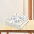 thumbnail image 2 of GUOOL Fruit Plate Removable Serving Dishes Divided Serving Bowls Serving Container for White 4 Grids, 2 of 8