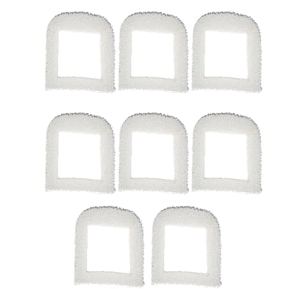 Genligt 8 Pack Foam Filter for Drinkwell Stainless Steel 360 Pet Fountain Filter, Replacement Pre-Filters, White