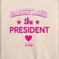 thumbnail image 3 of Barbie the Movie - Barbie Land President - Women's Lightweight French Terry Long Sleeve Shirt, 3 of 5