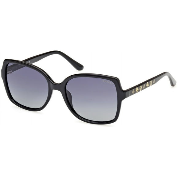 Guess sunglasses GU00100 WOMAN 55/17/140 01D shiny black