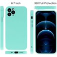 thumbnail image 2 of ORUYROP iPhone 12 Pro Max Case Compatible with iPhone 12 Pro Max Matte Silicone Gel Cover with Full Body Protection Anti-Scratch Shockproof Case 6.7 inch (Fragrant Green), 2 of 7