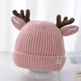 thumbnail image 1 of Gorro de bebé estilo otoño e invierno lindo gorro de punto con protección para los oídos para niños y niñas gorro de lana cálido de invierno marea, 1 of 5