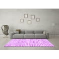 thumbnail image 3 of Ahgly Company Indoor Rectangle Solid Purple Modern Area Rugs, 8' x 10', 3 of 4