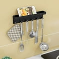 thumbnail image 4 of Key Holder Black Metal with Shelf Key Board Key Storage Wall Key Rack Hanger Key Hooks Key Rack Hallway Key Holder Hook for Key Hooks, 4 of 5