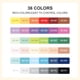 thumbnail image 5 of Set de 36 Colores de Marcadores de Gel Acrílico Languo 3D con Punta de 1.0 mm, 5 of 8