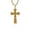 Gold, variant on Crucifix Necklace for Men, Large Cross Pendant Necklace, Religious Gifts Jesus Gifts for Father Son Uncle Boyfriend