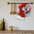 thumbnail image 2 of 4 Pc Kitchen Set (Snowman With Poinsettia), 2 of 3
