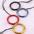 thumbnail image 2 of CIMAXIC 10 Pcs Anti-lost Metal Ring Lanyards Detachable Phone Hanging Rope Finger Strap for Mobile Phone Torchlight Camera (Mixed Color),3.94"X1.14"X0.2", 2 of 4