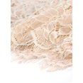 thumbnail image 7 of Allegra K Women's Lace Top Long Sleeve Ruffle Round Neck Elegant Floral Blouse, 7 of 7