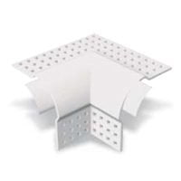 ClarkDietrich M285 2-Way Bullnose Corner Cap, Vinyl, White