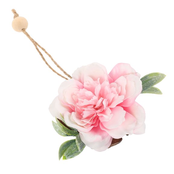 FENGGUIQU Faux Flowers Wall Decoration Rustic Farmhouse Pink Wood 1Pcs