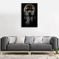 thumbnail image 5 of HFDF Black Queen Wall Art Black Women Artwork Black Art Wall Decor Crown Wall Decor African American Abstract Art Patg (color09,less) 12x16inch Framed, 5 of 5