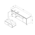 thumbnail image 5 of South Shore Noble TV Stand for TVs up to 65", Multiple Finishes, 5 of 5