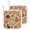 Brown, variant on Black Brown Fall Pot Holders for Kitchen Heatproof Potholder, 2 Pack Autumn Pumpkins Botanical Thanksgiving Hot Pads Multipurpose Oven Pads Terry Cloth Potholders Trivet for Cooking and Baking