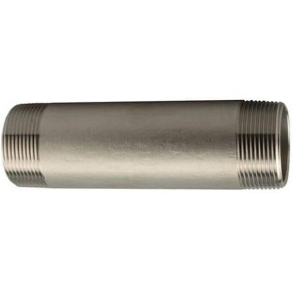 Boshart Industries U2-SSN-10 1 in. Fermer 304 Téton en Acier Inoxydable