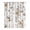Gray White Brown, variant on Brown Grey Floral Spring Kitchen Curtains 84 Inch Length, Watercolor Botanical Butterfly Grommet Top Bedroom Living Room Curtains, Light Filtering Cafe Curtain Drapes 2 Panels Set 84''x84''
