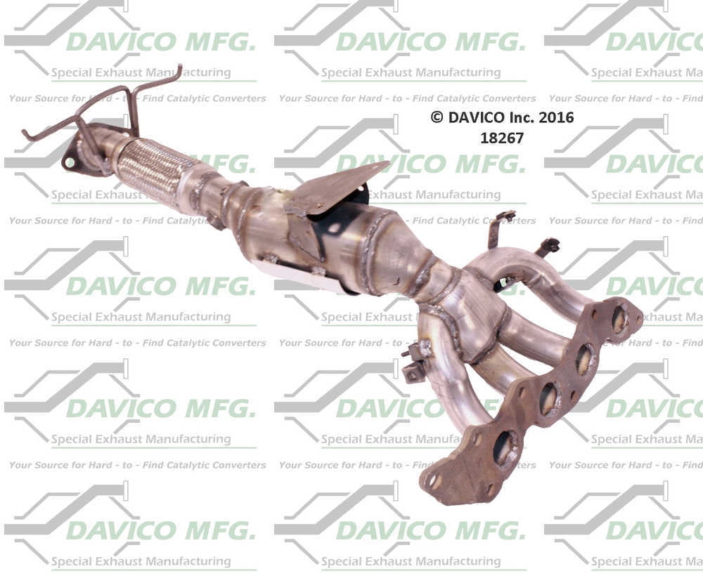 Davico Mfg 18267 Direct-Fit Catalytic Converter-Manifold