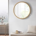 thumbnail image 3 of Gracie Mills Carolina Metal Beaded Round Wall Mirror - GRACE-8754, 3 of 3