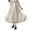 White, variant on YOUSNH Women's Solid Color High Waist Two Piece Skirt Set Japanese Style Sweet Lolita Ruffled Hem Cute Long Skirts Skirts for Women White L