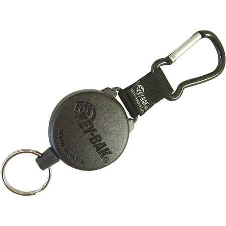 Acrylic Square Key Tag - Lucky Line 48 In. Retractable Key Chain