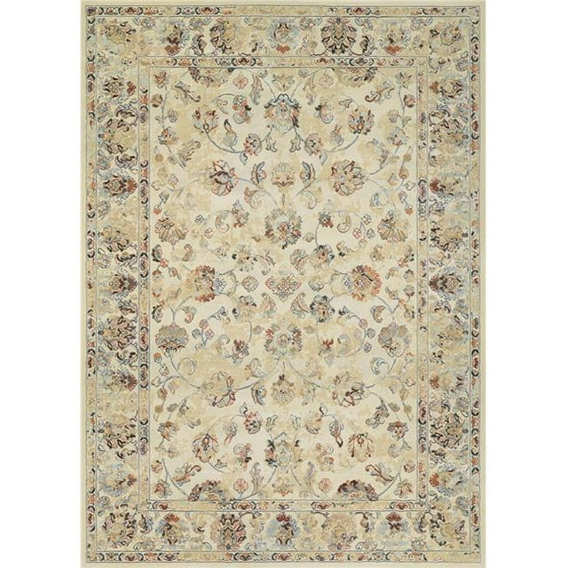 Couristan 79336868053076T 5 Pi 3 Po x 7 Pi 6 Po Tapis Rothbury Easton&44; Beige & Multi