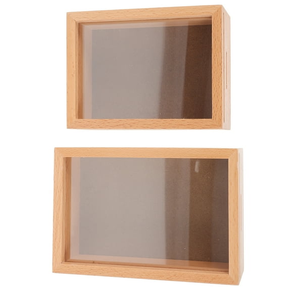 KAKOWELY Money Box For Cash Saving Multi 2Pcs 7.3X4.3X1.8In