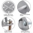 thumbnail image 3 of LinenLoon Wall Ceiling Mount Bracket for Gym & Home Suspension Straps Anchor for Olympic Rings Fitness Training Yoga Swing Battle Ropes Resistance Band & Boxing Equipment, 3 of 5