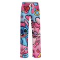 thumbnail image 4 of Pantalon de Pyjama Rose Vif Bas de Pyjama Doux Pantalon de Détente Ample Décontracté m, 4 of 5