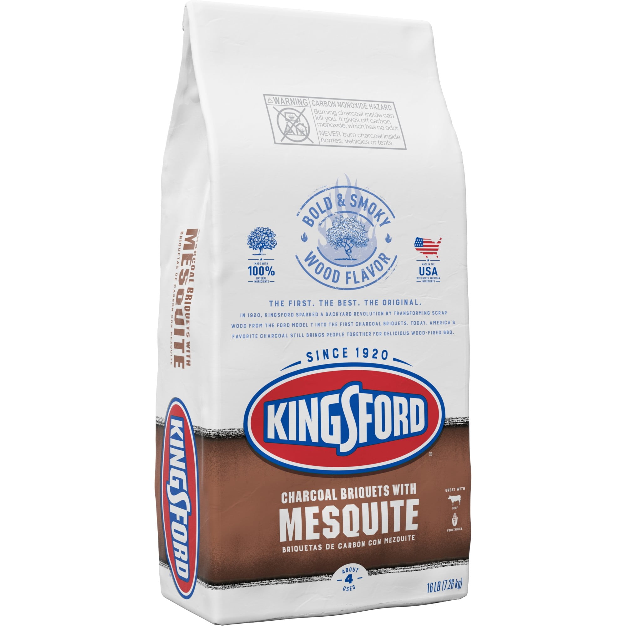 Kingsford Original Charcoal Briquets with Mesquite, 16 Pounds Walmart