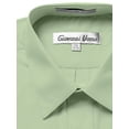 thumbnail image 2 of GIOVANNI UOMO Men's Traditional Fit Solid Color Dress Shirt Mint Green 19.5 34/35, 2 of 2