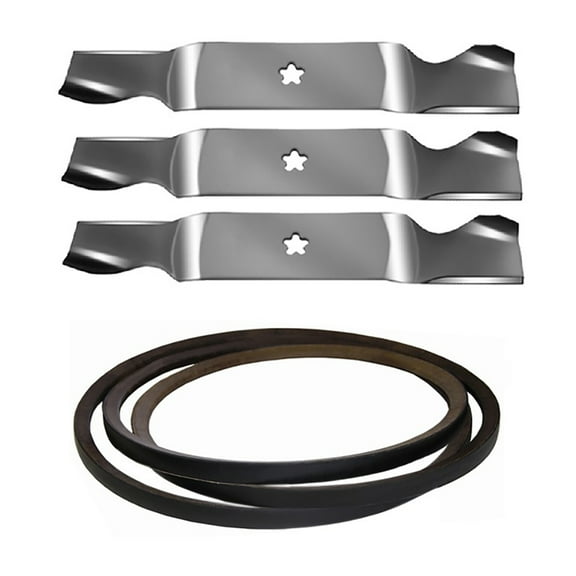 187283 Mower Deck Belt & Blade Set Fits Craftsman