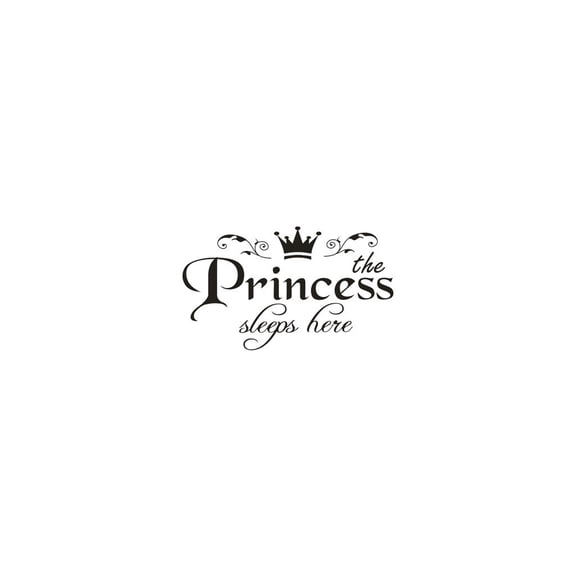 Vinyl Wall Stickers Princess Home Decor Wall Sticker Decal Bedroom Door Vinyl Art Mural