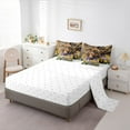 thumbnail image 5 of Castle Fairy Kawaii Cow Twin Bedding Sets 7-Piece for Children Teens Adults,Farmhouse Animal Bedding Comforter Set Microfiber,Chic Floral Flowers Daisy Breathable Sheet Sets,Lightweight Room Decor, 5 of 8