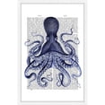 thumbnail image 2 of Marmont Hill "Blue Octopus 3" Framed Painting Print, 2 of 6