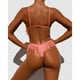 thumbnail image 5 of Push Up para mujer traje de baño triangur de alto conjunto trajes de baño Strappy Travel Vocative Pool traje de baño de Rosa S Macarena Traje de bikini de mujer, 5 of 7