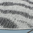 thumbnail image 3 of SAFAVIEH Courtyard Gerald Animal Indoor/Outdoor Area Rug, Grey/Black, 6'7" x 6'7" Round, 3 of 8