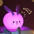 thumbnail image 4 of Lámpara Silicona Baby Night Lights Adornos Kawaii Bunnies de mesa para fiesta navideña Ndcxsfigh Para estrenar, 4 of 9