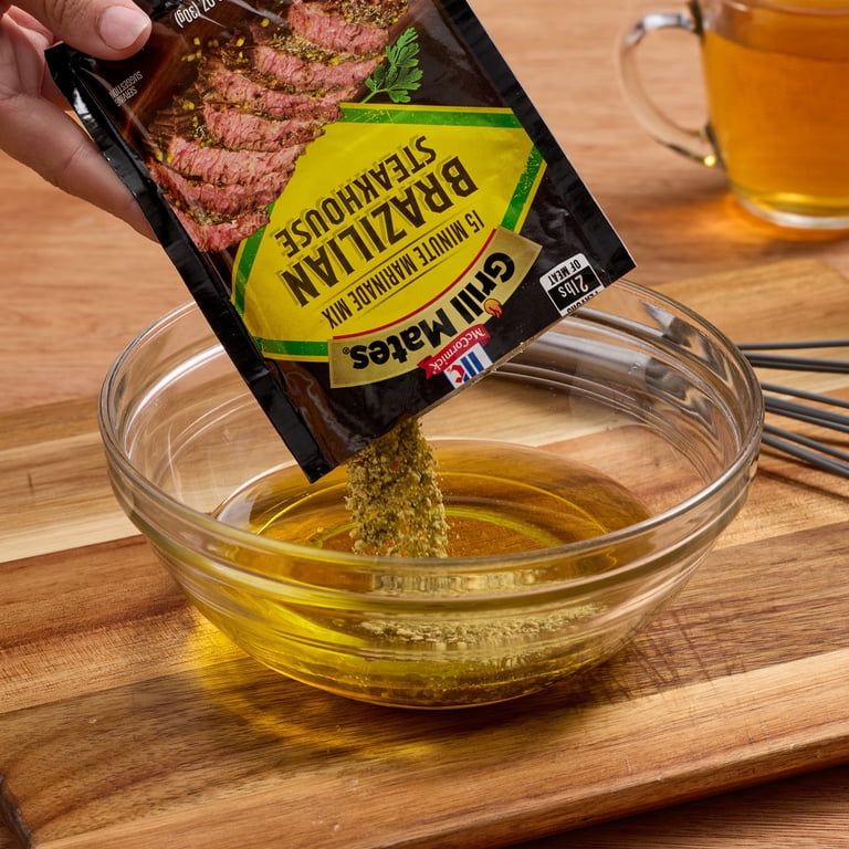McCormick Grill Mates Brazilian Steakhouse Marinade, Steak