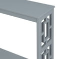 thumbnail image 7 of Convenience Concepts Town Square Console Table, Gray, 7 of 7