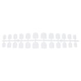 thumbnail image 1 of Short Nails Stickers Manicure Paste: 240pcs Invisible Nails Full Cover Sticker for Nail Extension Salons DIY Nail Art Square, 1 of 9