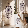 thumbnail image 7 of Halloween Crystal Wind Chime, Lightweight Acrylic Build, Silent Swaying Beads, Spooky Motif, Easy Window Wall Hanging (Spider), 7 of 7