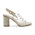 thumbnail image 3 of Louise et Cie KAMBER Grey White Clear Open Toe Block Heel Multi Beaded Sandals (CLEAR GREY/WHITE, 8), 3 of 5
